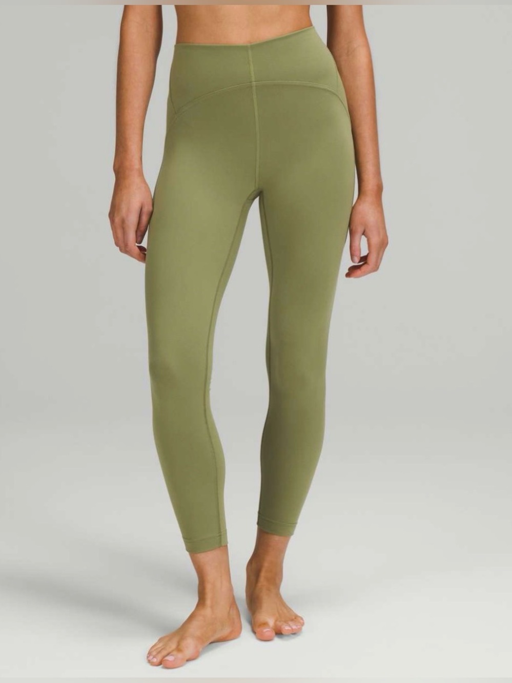 Lululemon InStill High-Rise Bronze Green Leggings Size 14 NWOT - Picture 1 of 7